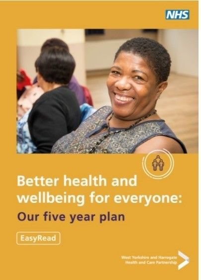 Better health and wellbeing for everyone five year plan front cover