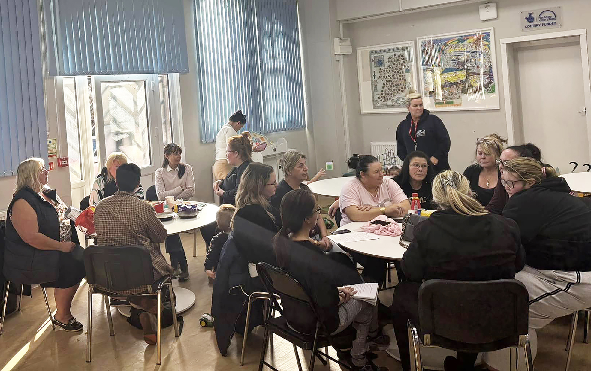 Image of a West Yorkshire Voice involvement session taking place