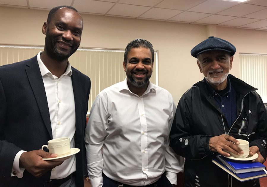 three race equality network members together